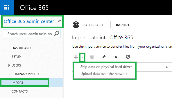 Office 365 Import Service – миграция в SharePoint Online и OneDrive for Business стала проще