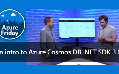 Новинки для разработчиков: стал доступен Azure Cosmos DB .NET SDK v3