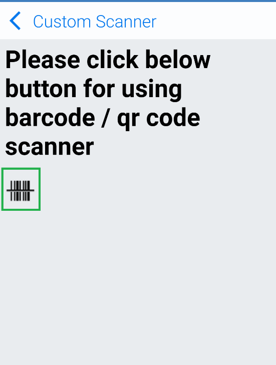 Использование управления сканером штрих-кода или QR-кода на настраиваемой HTML-странице в мобильном приложении Resco